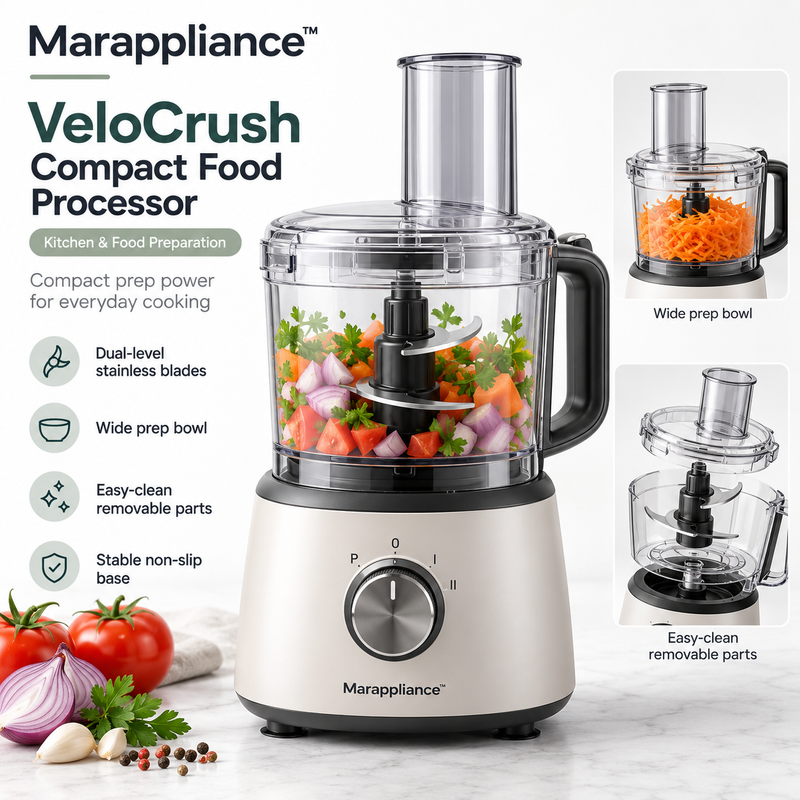 Marappliance™ VeloCrush Compact Food Processor