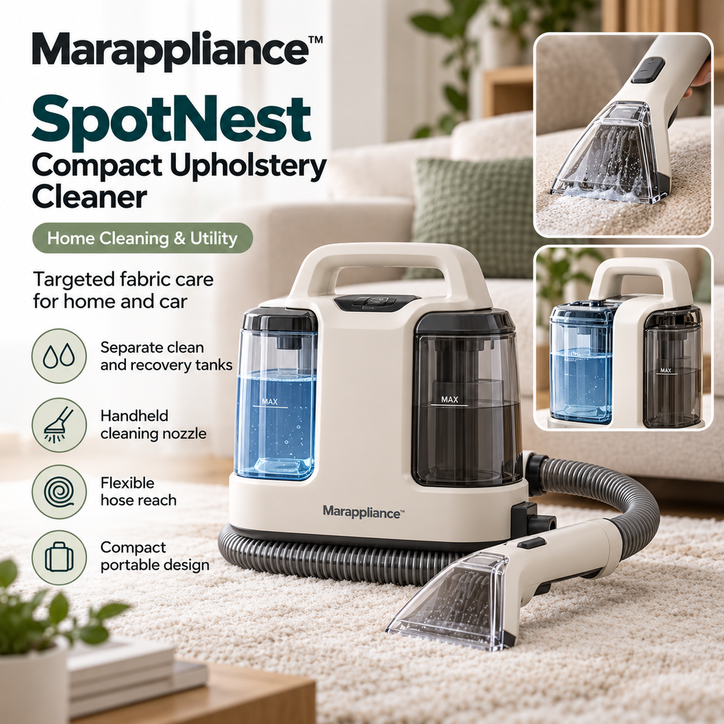 Marappliance™ SpotNest Compact Upholstery Cleaner