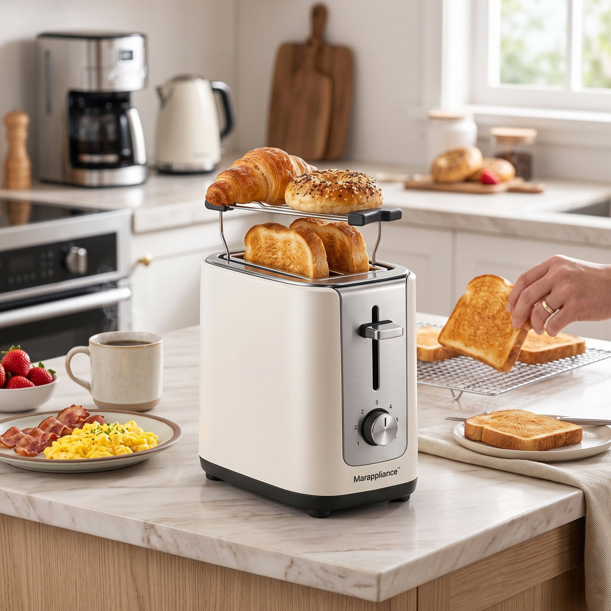 Marappliance™ ToastArc Vertical Breakfast Station