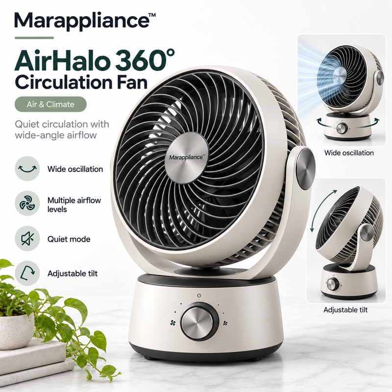 Marappliance™ AirHalo 360° Circulation Fan