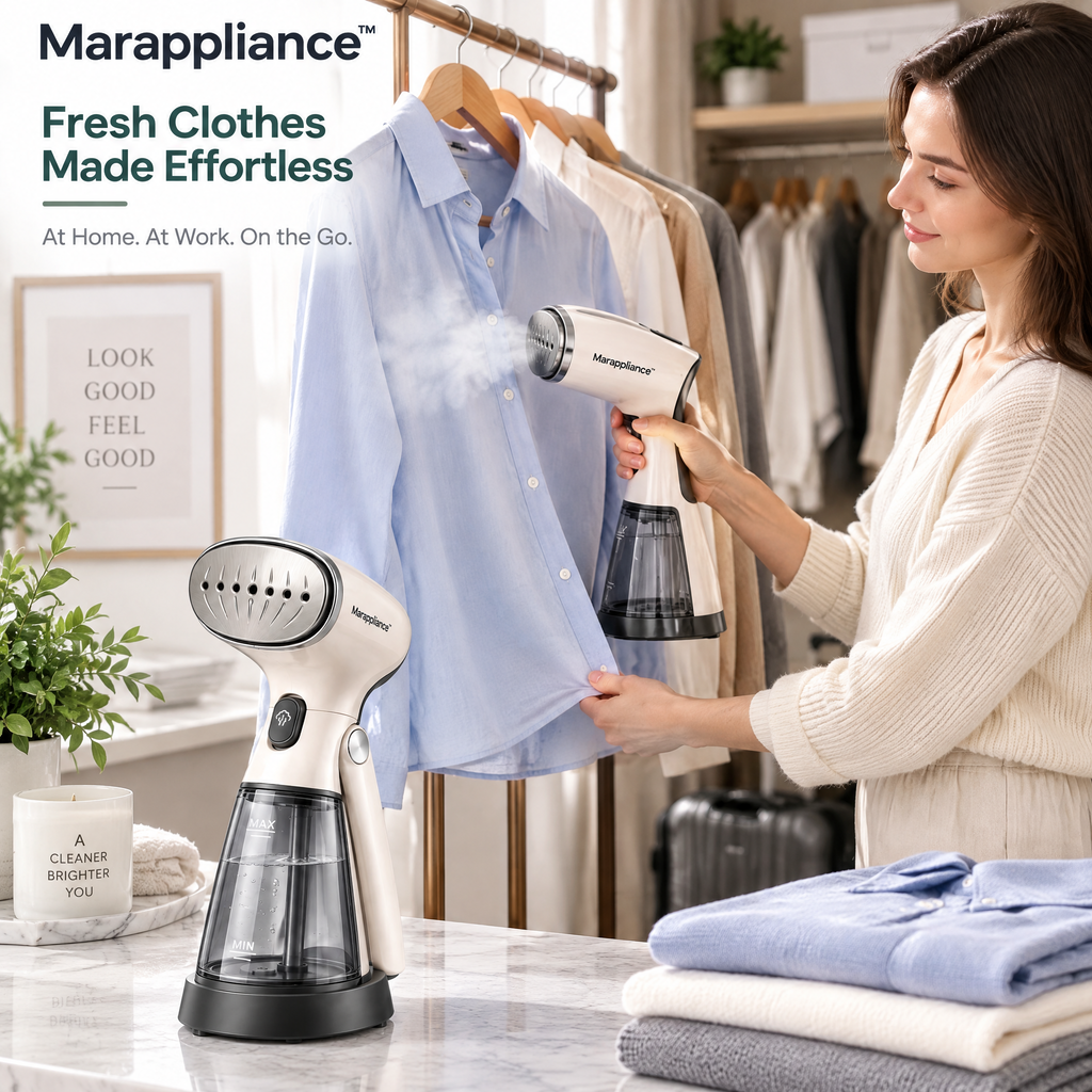 Marappliance™ PressGlide Foldable Garment Steamer